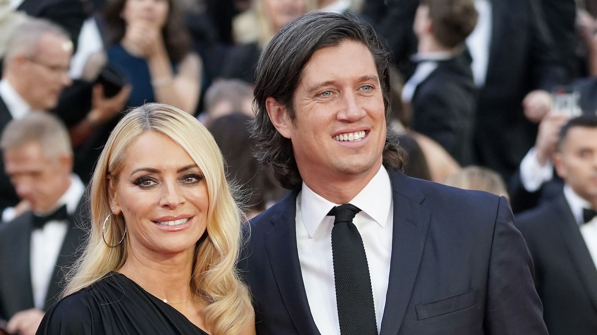Vernon Kay and Tess Daly at the world premiere of No Time to Die 