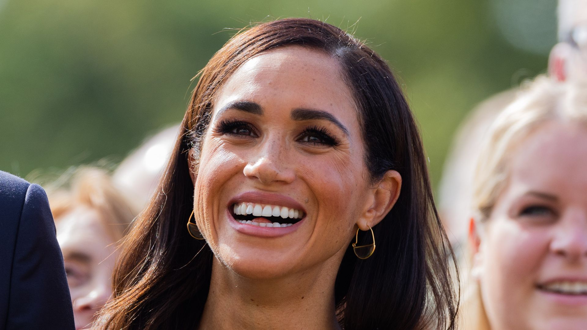 The earrings were just one of the affordable pieces Meghan wore during her week in Germany, along with labels like Banana Republic and J Crew