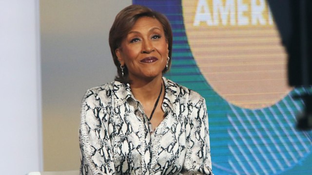 Robin Roberts on the set of Good Morning America in New York City