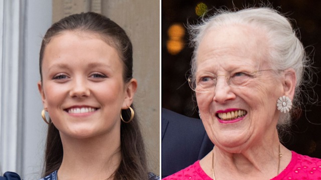 two women smiling