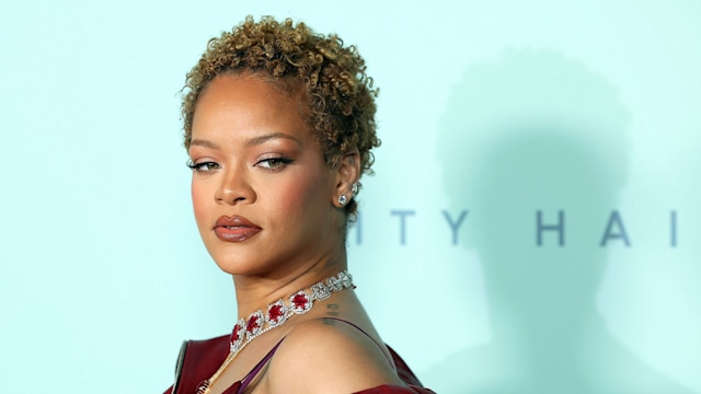 Rihanna, jewelry detail attends the Rihanna x Fenty Hair Los Angeles Launch Party at Nya Studios on June 10, 2024 in Los Angeles, California.