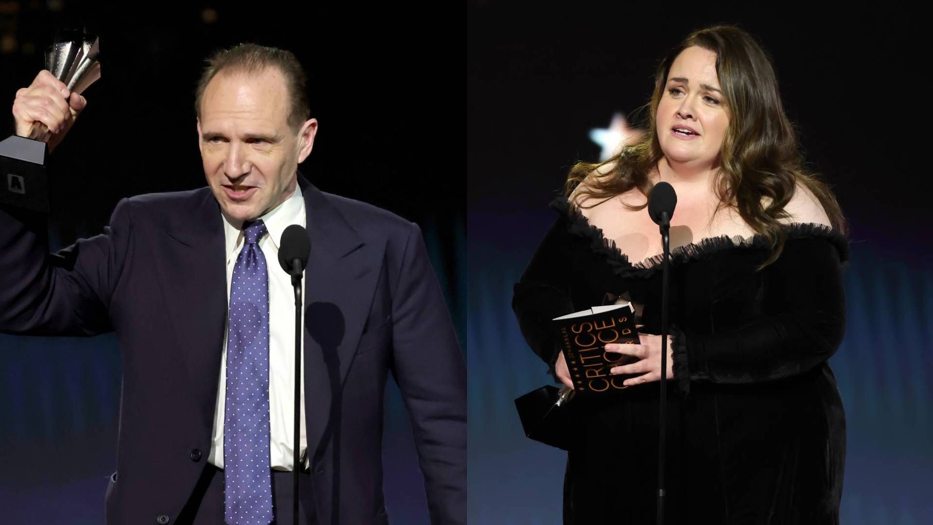 Ralph Fiennes, Jessica Gunning take home wins at the 30th Critics Choice Awards