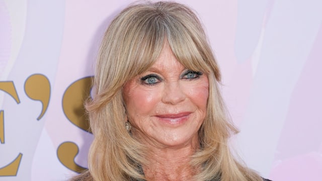 Goldie Hawn looks sensational in leotard and bright blue eyeshadow — fans have a lot to say | HELLO!