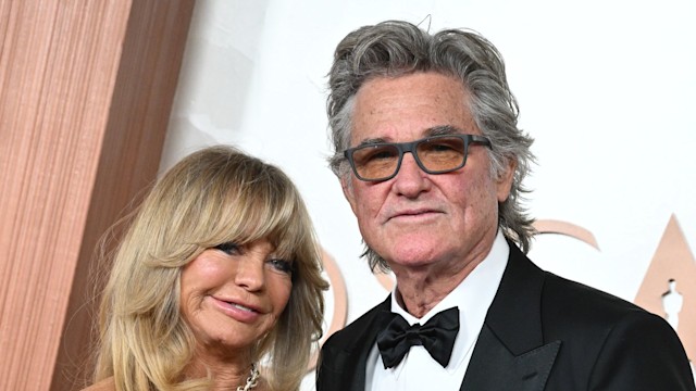 Goldie Hawn, Kurt Russell at the 97th Oscars held at the Dolby Theatre on March 2, 2025 in Hollywood, California.
