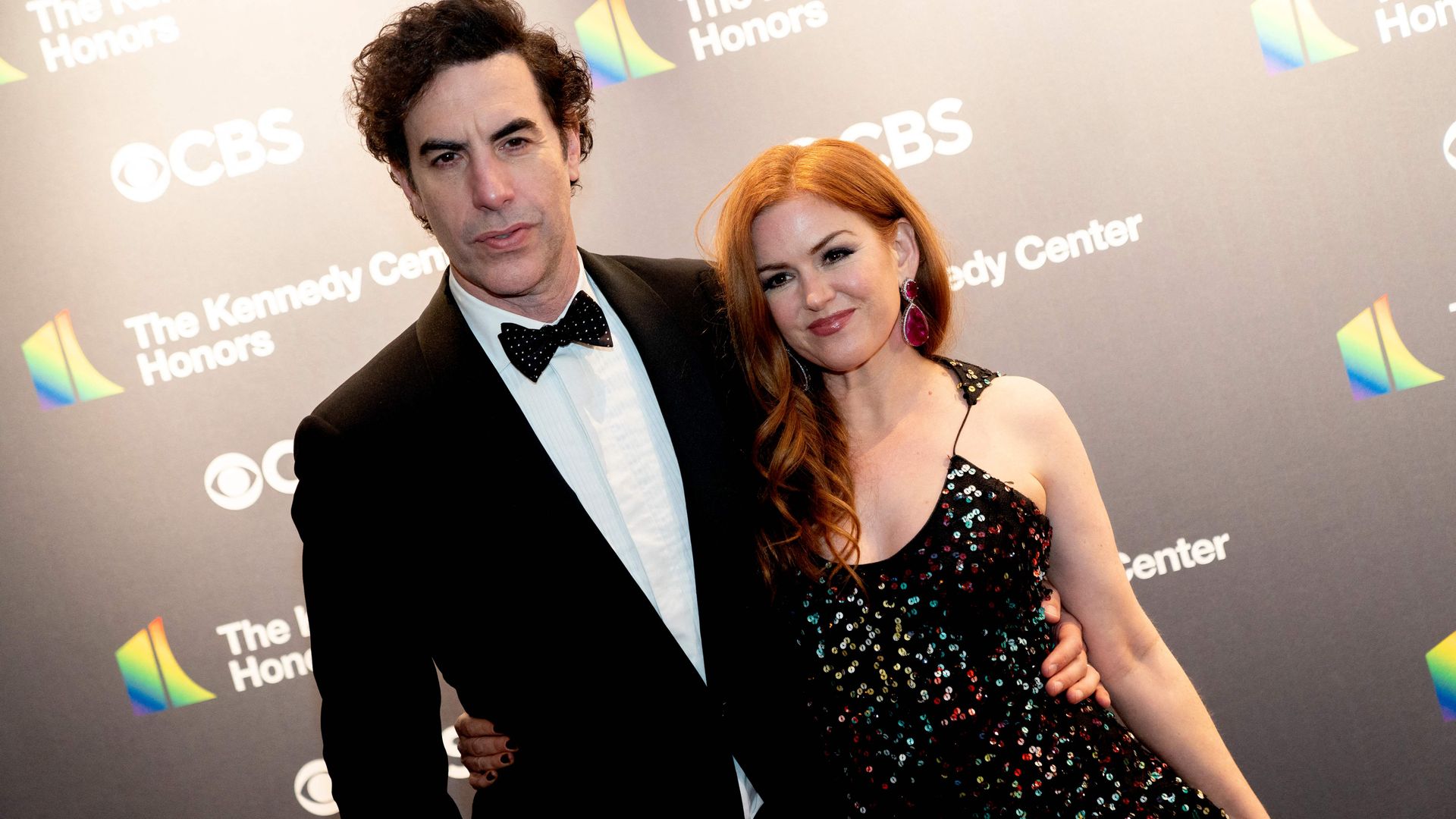 Isla Fisher and Sacha Baron Cohen mark Holocaust Remembrance Day in the most poignant way