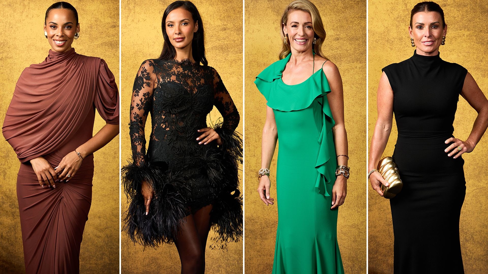 Rochelle Humes, Maya Jama, Cat Deeley and Coleen Rooney at the NTAs