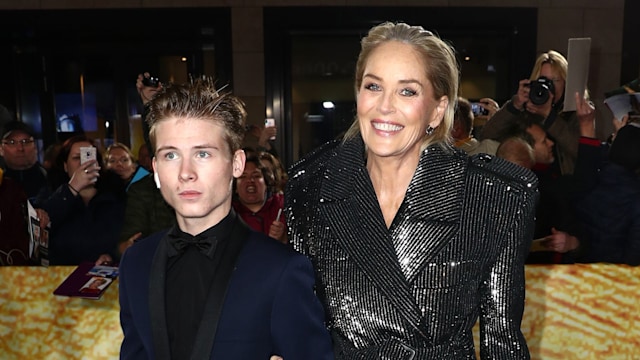 sharon stone and son roan 2019