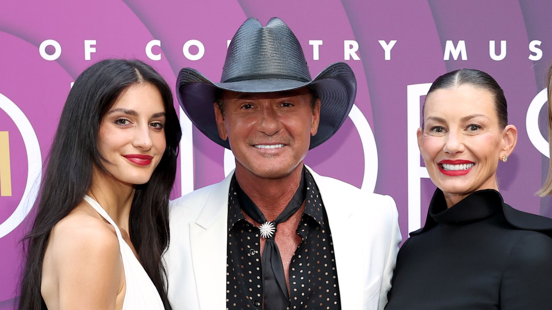 Audrey McGraw, Tim McGraw, Faith Hill 