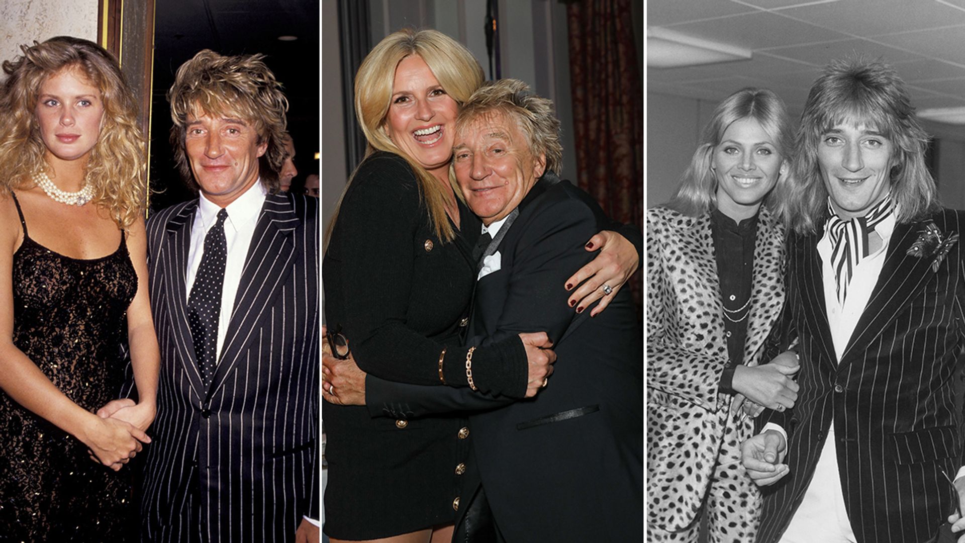 Inside Rod Stewart's dating history: from Bond girl to current wife Penny Lancaster