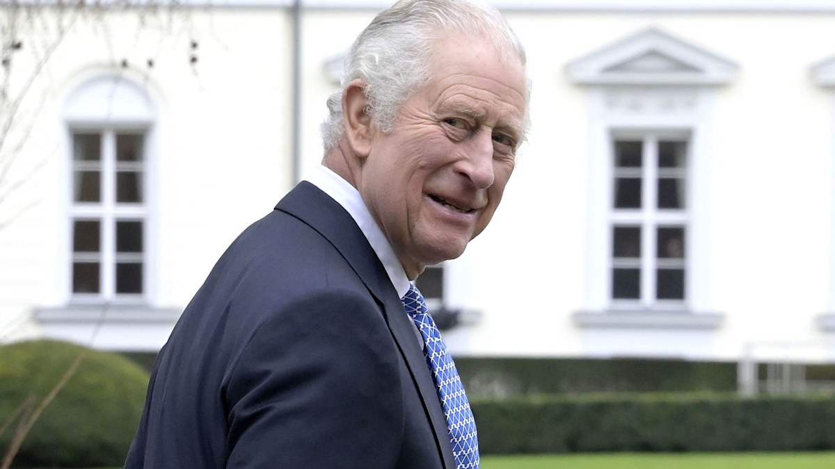 King Charles looks 'so well' as he opens doors to floral-covered home with Queen Camilla