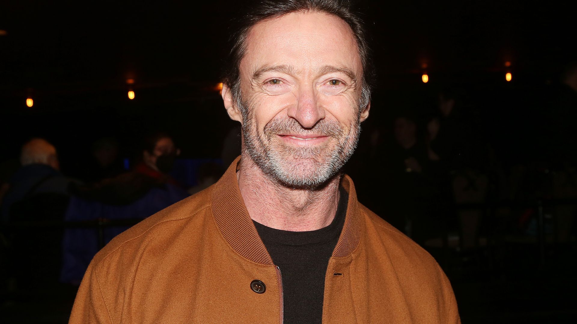 NEW YORK, NEW YORK - MARCH 25:(EXCLUSIVE COVERAGE) Hugh Jackman poses at the closing performance of "Alan Cumming is NOT Acting his Age!" on Broadway at Studio 54 on March 25, 2024 in New York City. (Photo by Bruce Glikas/WireImage)