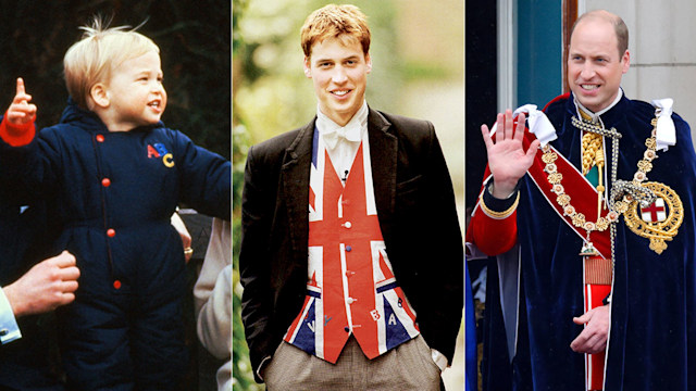 Prince William through the years