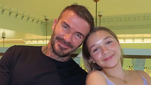 Harper Beckham is a lilac dream in retro slip dress and £1.5k of ...