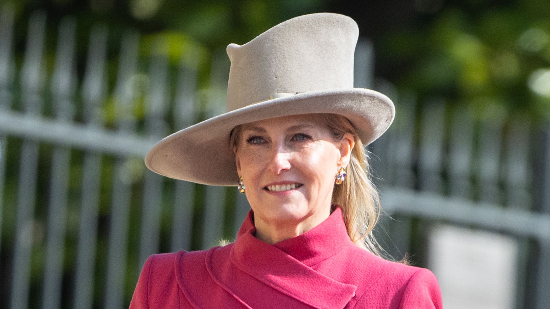 Sophie, Duchess of Edinburgh attends the Easter Mattins Service at Windsor Castle on April 09, 2023 in Windsor, England.
