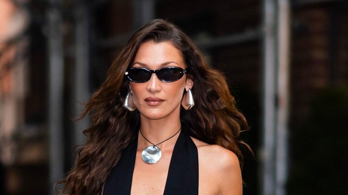 Bella Hadid’s bringing the Wild West to the Upper East Side in her micro leather mini shorts