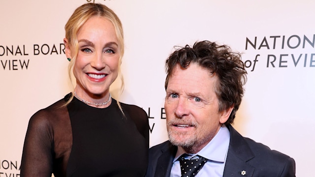 michael j fox and wife tracy pollan national board of review awards gala 2024