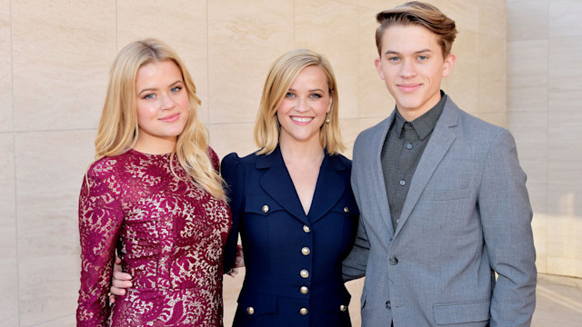 Reese with her daughter Ava and eldest son Deacon