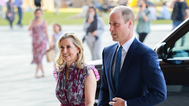 Sophie and William attended a screening of Rhino Man