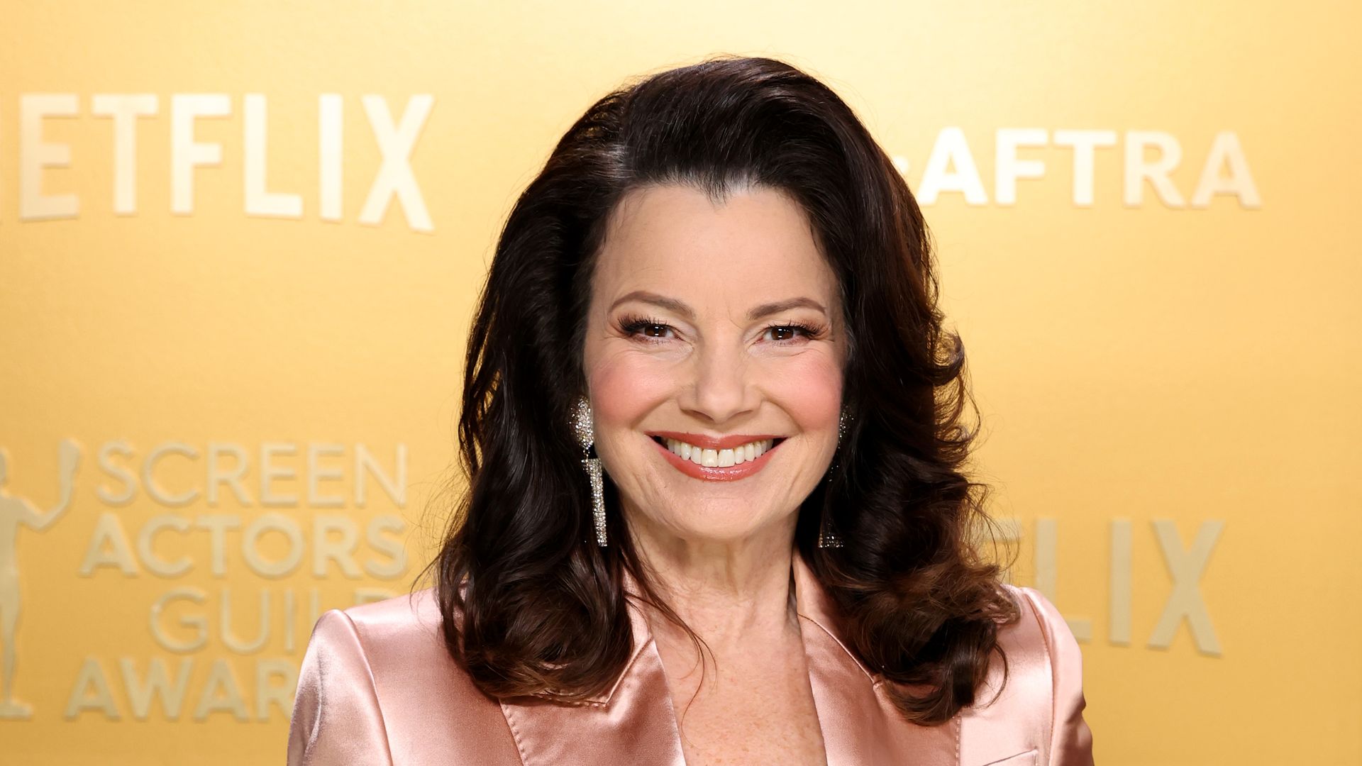 Fran Drescher, President, SAG-AFTRA, attends the 31st Annual Screen Actors Guild Awards at Shrine Auditorium and Expo Hall on February 23, 2025 in Los Angeles, California
