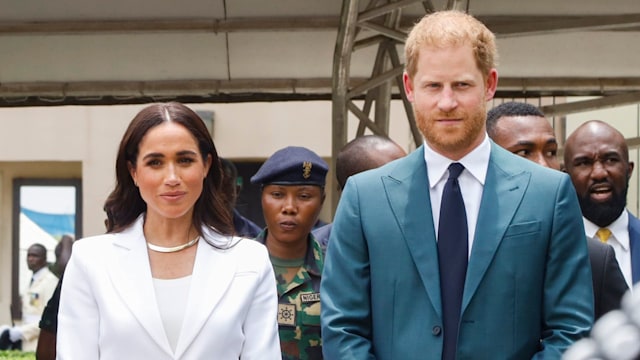 Prince Harry and Meghan Markle meet Chief of Defence Staff of Nigeria 