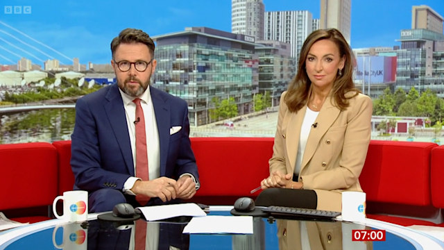 Jon Kay and Sally Nugent on BBC Breakfast