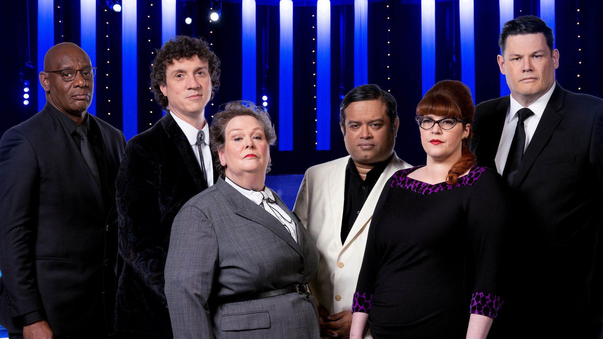  Shaun Wallace, Paul Sinha, Anne Hegerty, Jenny Ryan, Darragh Ennis and Mark Labbett