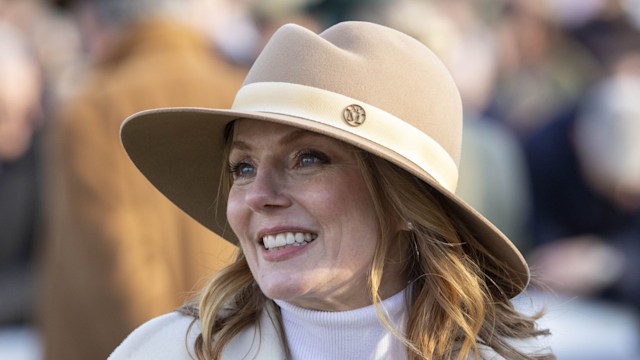 Geri Halliwell-Horner in a white outfit