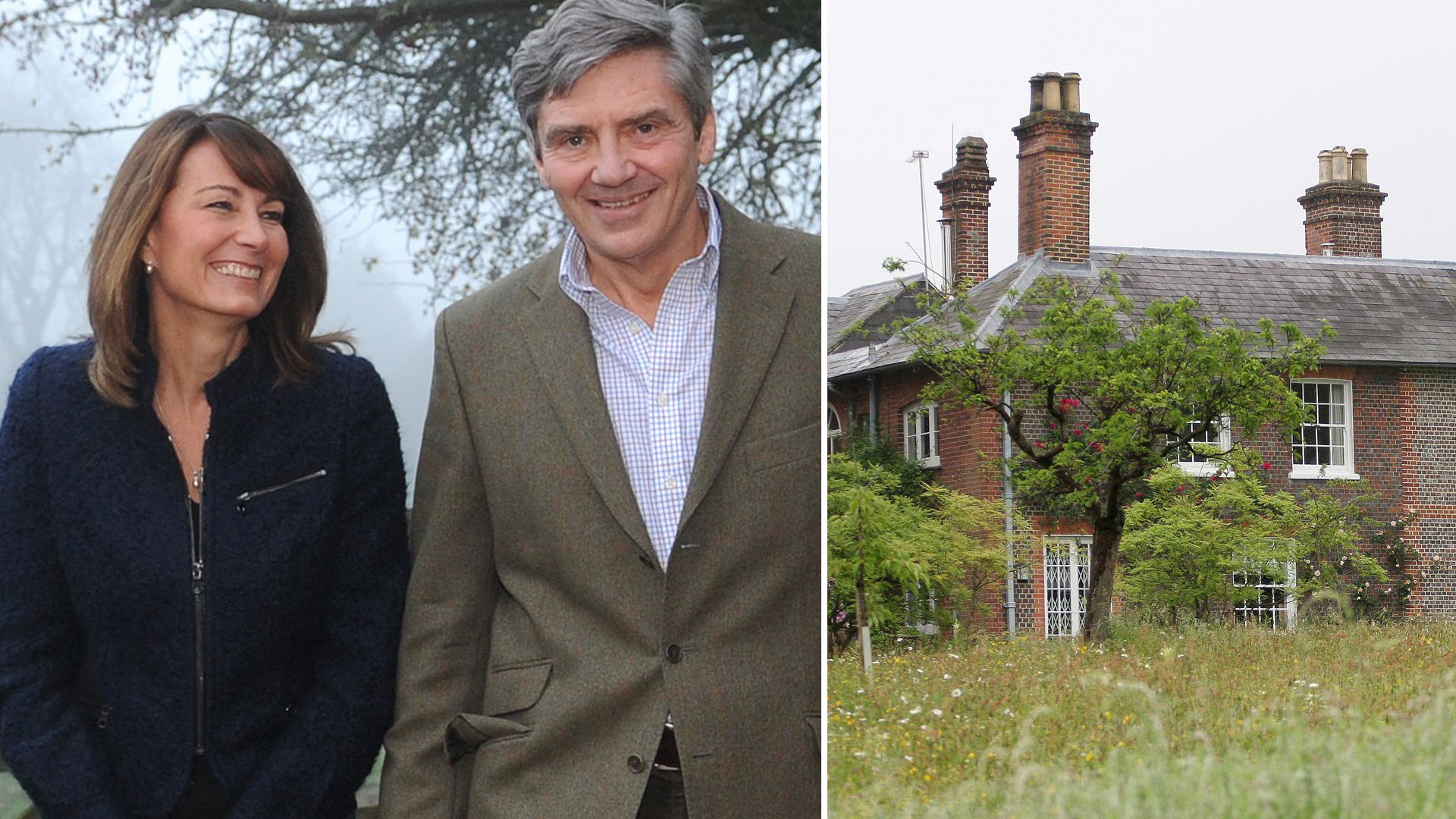 Carole and Michael Middleton and their country home