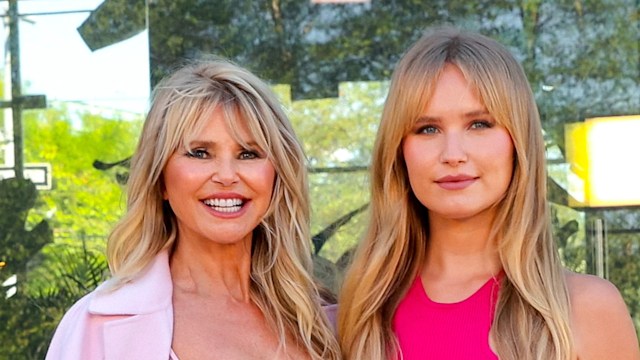 Christie Brinkley and Sailor Brinkley are seen arriving at the 'Michael Kors' Fashion Show on September 14, 2022 in New York City