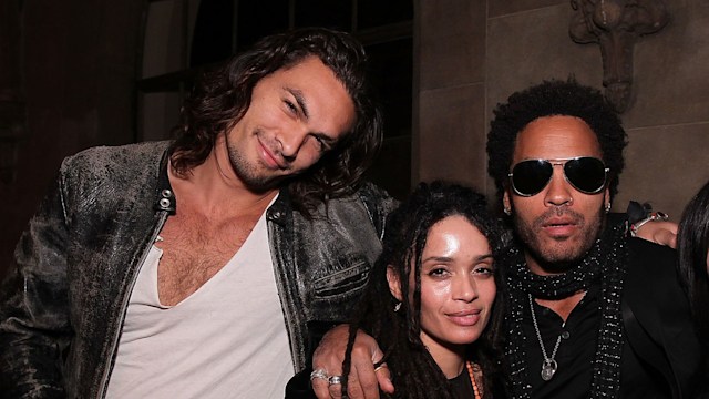 Jason Momoa, Lisa Bonet, Lenny Kravitz and Zoe Kravitz  at Entertainment Weekly's Party to  Celebrate the Best Director Oscar Nominees held at Chateau Marmont on February 25, 2010 in Los Angeles, California.