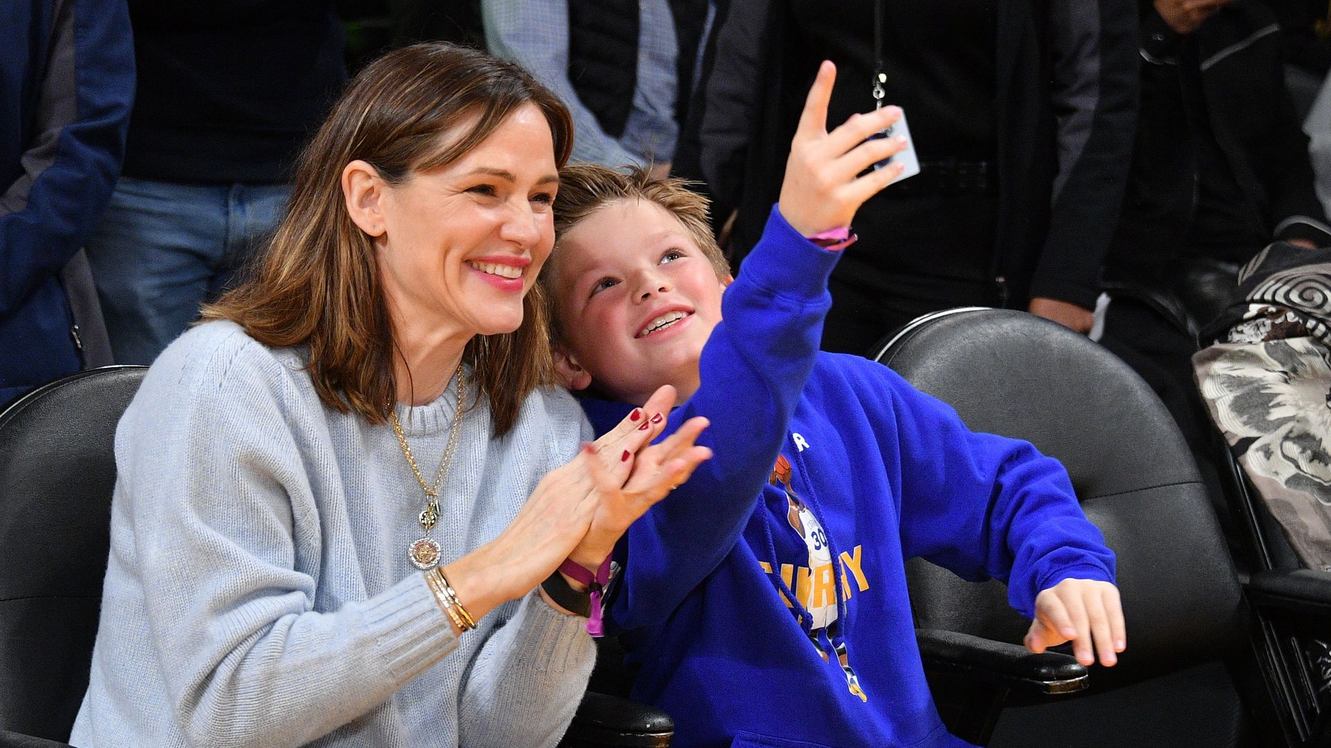 Jennifer Garner with her son Samuel 