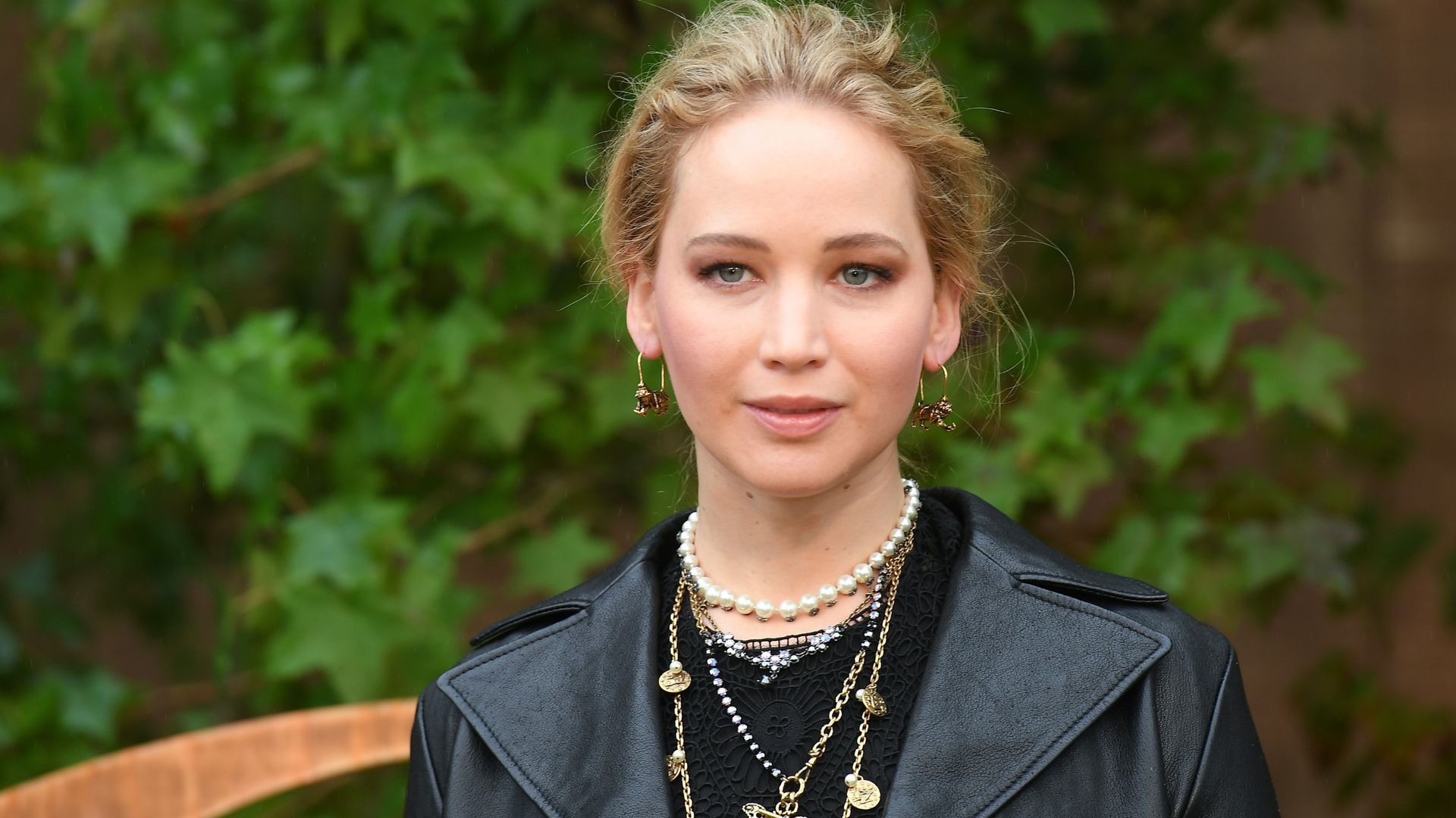 PARIS, FRANCE - SEPTEMBER 24: Jennifer Lawrence attends the Christian Dior Womenswear Spring/Summer 2020 show as part of Paris Fashion Week on September 24, 2019 in Paris, France. (Photo by Stephane Cardinale - Corbis/Corbis via Getty Images)