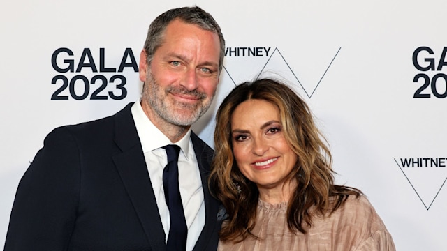 Peter Hermann and Mariska Hargitay attend the 2023 Whitney Gala and Studio Party at The Whitney Museum of American Art on May 16, 2023 in New York City