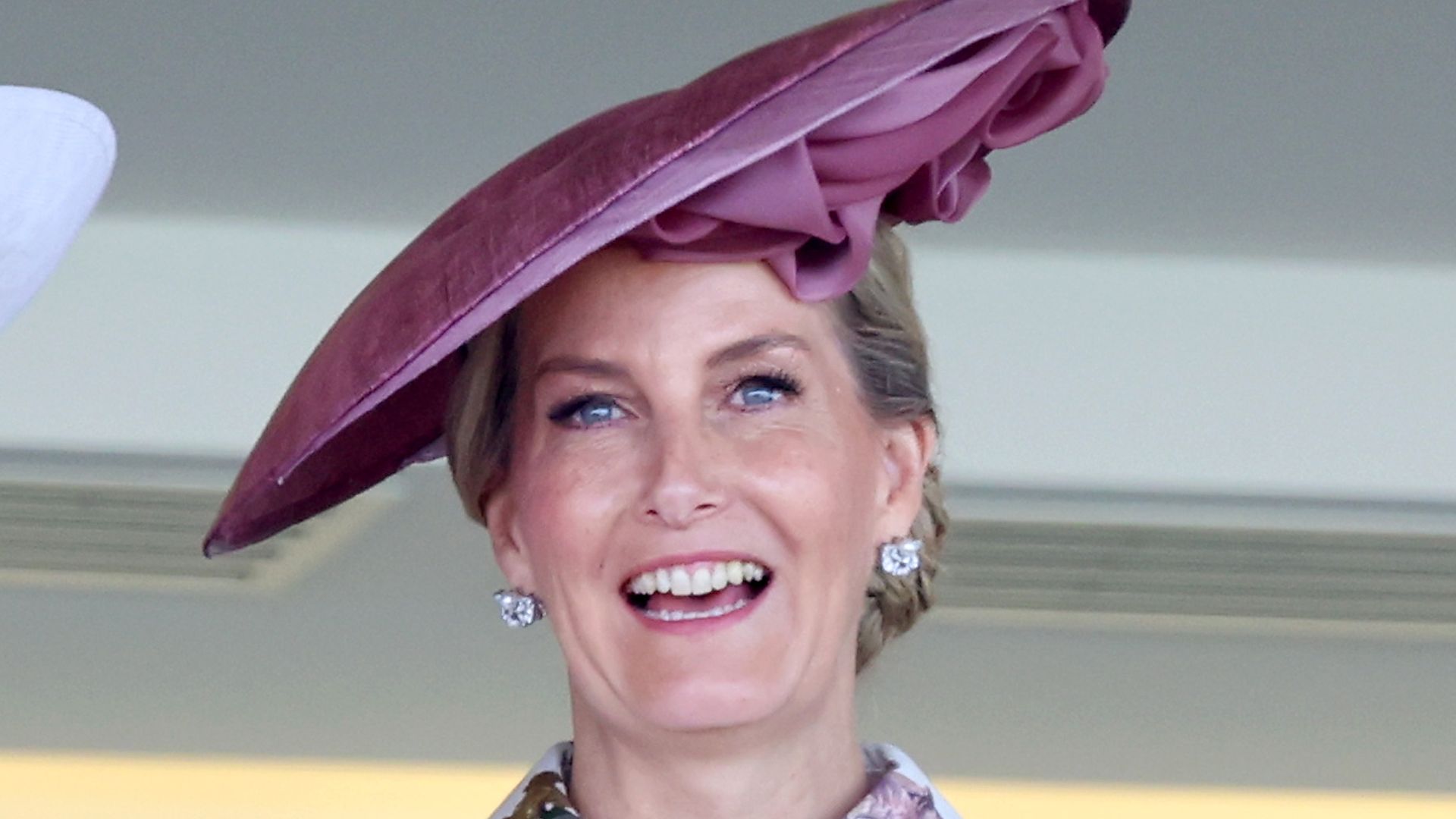Sophie, Duchess of Edinburgh smiles as she attends day three of Royal Ascot 2024 at Ascot Racecourse on June 20, 2024 in Ascot, England. 