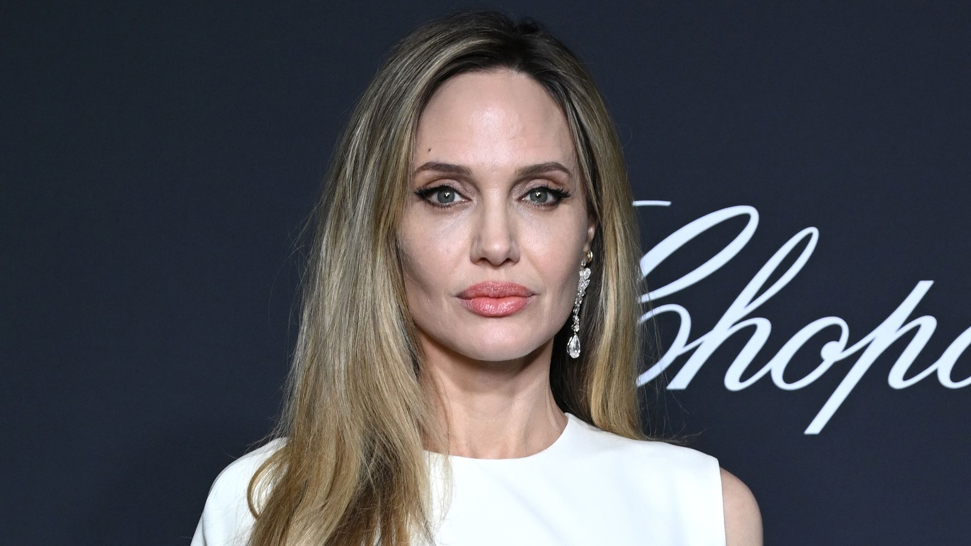 Angelina Jolie attends the photocall for the 2025 Chopard Trophy at the 78th annual Cannes Film Festival at the Carlton Beach on May 16, 2025 in Cannes, France. (Photo by Lionel Hahn/Getty Images)