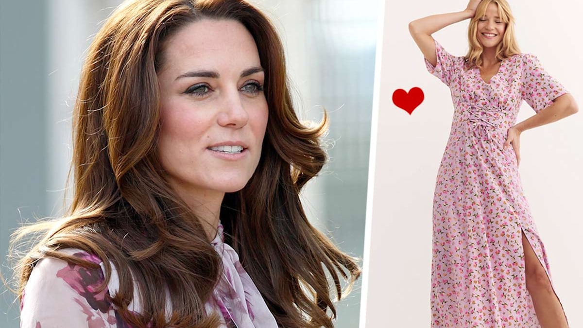 Kate Middleton would love this new floral midi dress from M&S and it’s ...