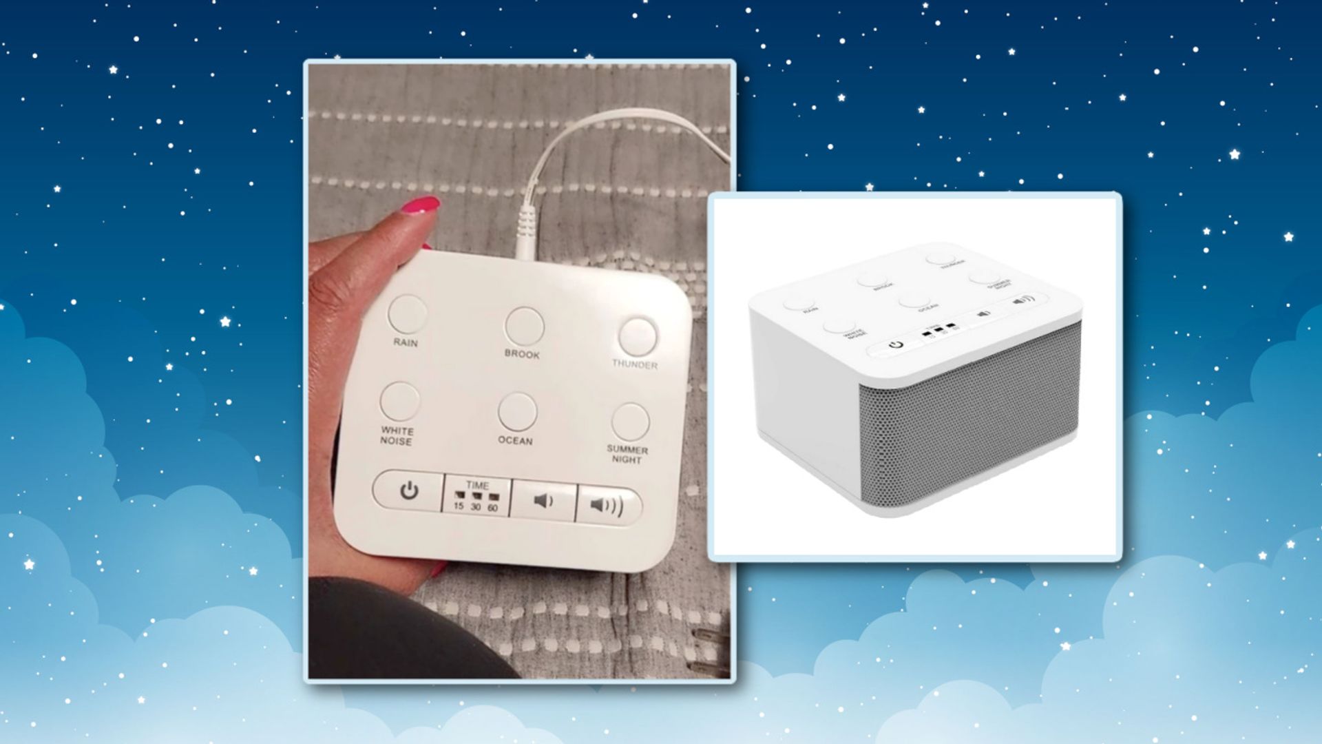 big red rooster white noise machine to help you fall asleep
