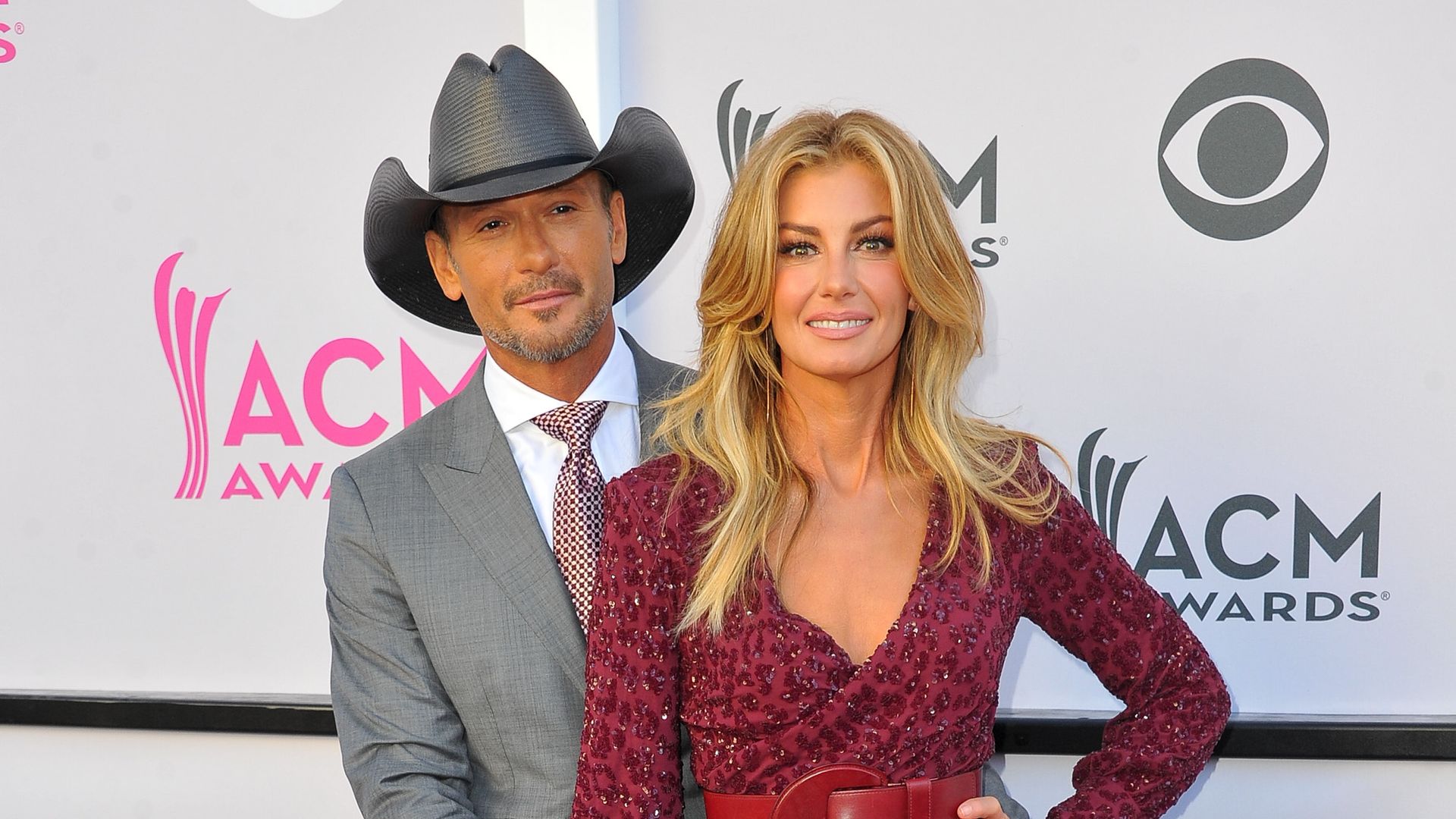 Tim McGraw and Faith Hill arrive at the 52nd Academy Of Country Music Awards