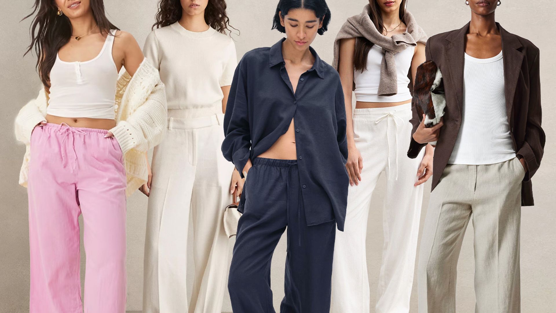 Wide-leg trousers