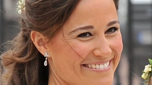  Pippa Middleton makes her journey by carriage procession to Buckingham Palace with Margarita Armstrong-Jones following the Royal Wedding of Prince William, Duke of Cambridge and Kate Middleton at Westminster Abbey on April 29, 2011 in London, England.