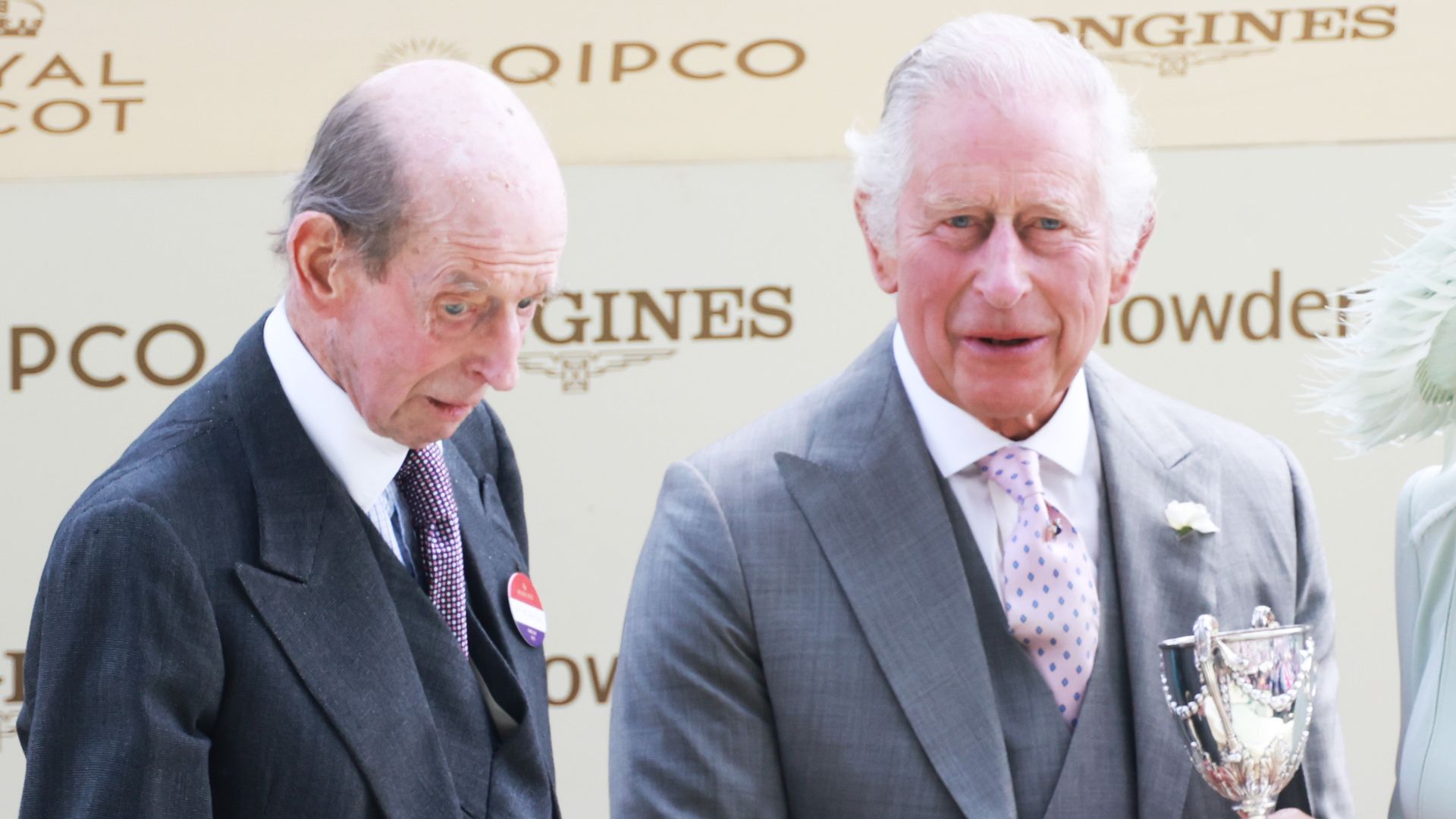 Duke of Kent and King Charles at Royal Ascot