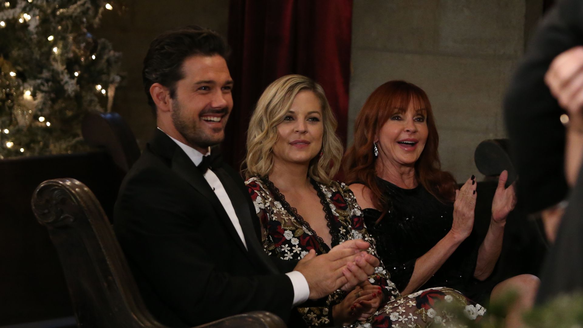 Ryan Paevey, Kirsten Storms, Jackie Zeman appearing in the ABC tv series 'General Hospital'