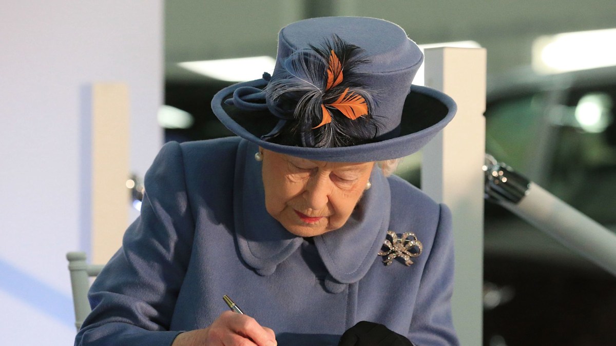 The late Queen's final diary entry revealed