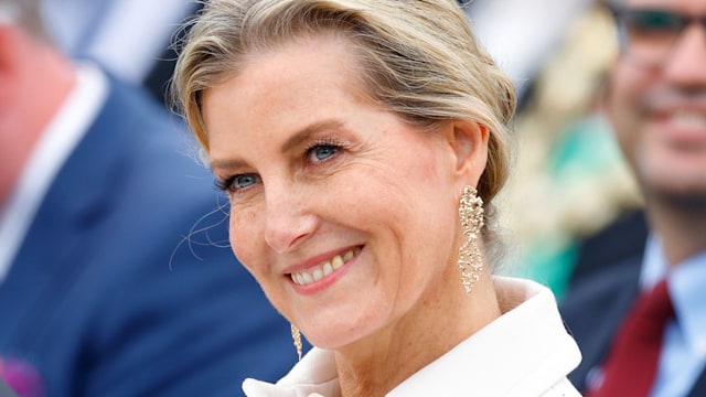 Sophie, Duchess of Edinburgh attends The Royal British Legion's 80th Anniversary of D-Day Service of Remembrance at the National Memorial Arboretum on June 6, 2024 in Alrewas, England