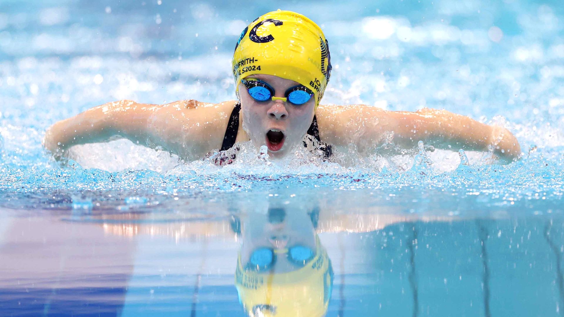 Iona Winnifrith swimming