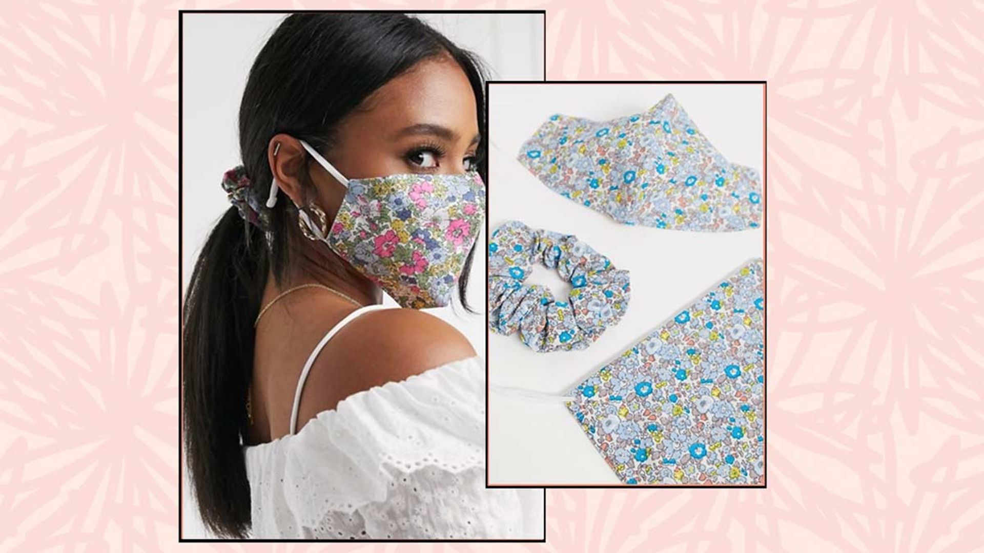 ASOS sells amazing face mask & scrunchie combos and they're selling fast 