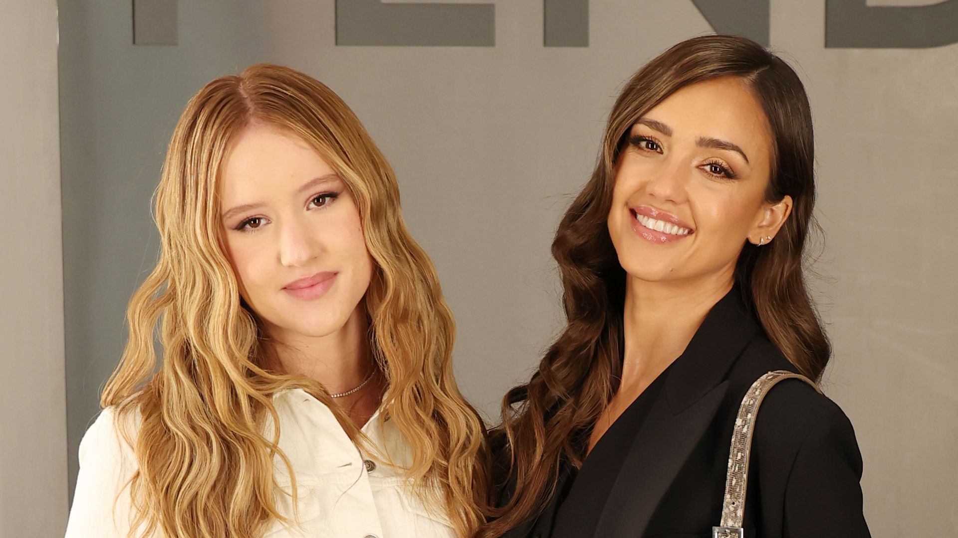 Jessica Alba and mini-me daughter steal the show at Milan Fashion Week