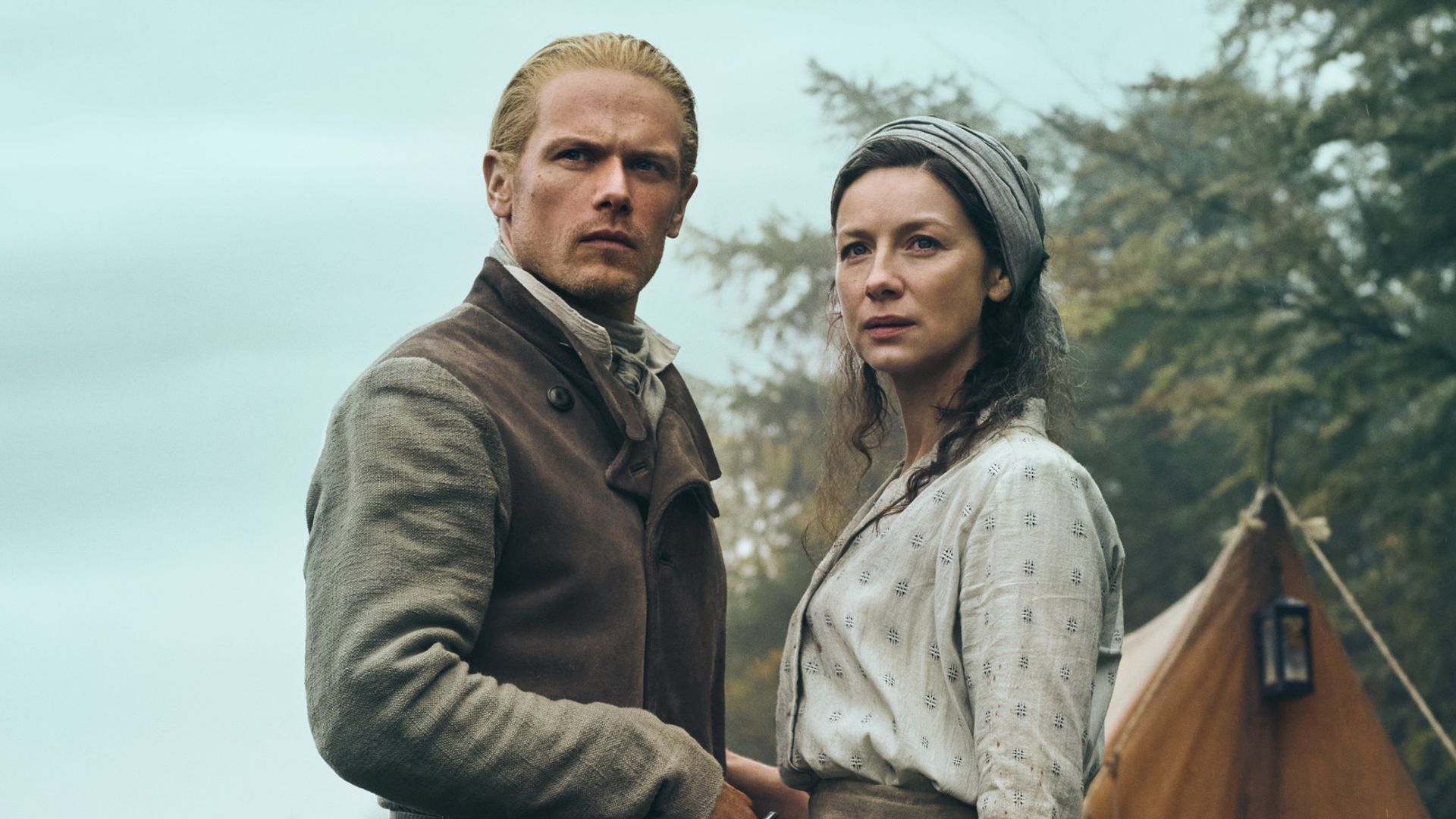 Outlander star Caitríona Balfe pens touching tribute to co-star Sam Heughan on special anniversary | HELLO!