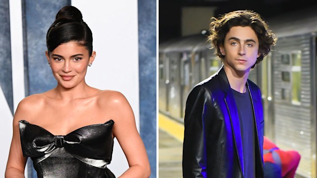 Kylie Jenner and Timothée Chalamet 