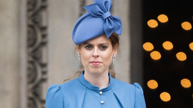 princess beatrice blue outfit